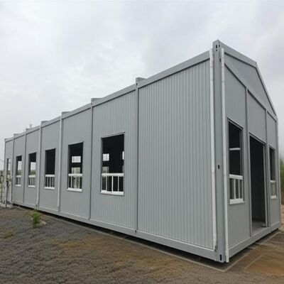 Customizable Steel Prefab Buildings Q345B Q355B Modular House Factory