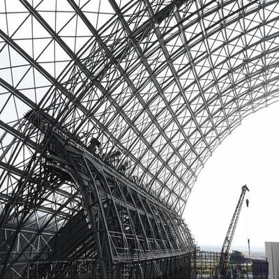 5000 - 50000 People Prefab Steel Structure Wind Resistance 35m/S Prefabricated Steel Buildings