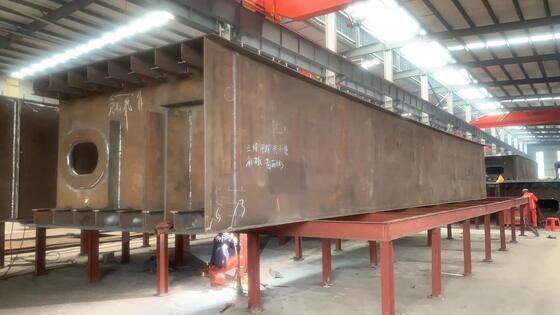 50M - 1000M Bridge Steel Structure Steel Girder Bridge Construction Heavy Duty