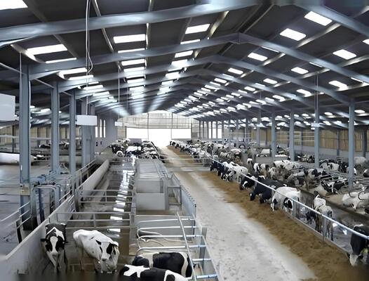 Corrosion Resistant Steel Structure Poultry House 8 - 30 Meters Steel Farm Buildings