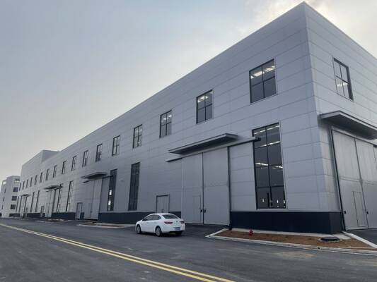 Green Prefab Steel Structure Wind Resistant Modular Steel Frame Degree 8 Fortification