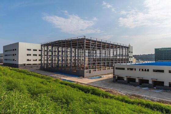 High Strength Workshop Steel Structure 15m - 36m Agricultural Storage Warehouse