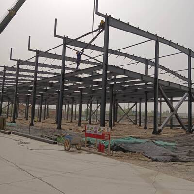 Logistics Customized Steel Structure Warehouse  50m 60m Prefabricated Warehouse Buildings