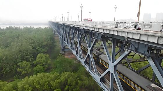 Anti Fatigue Steel Girder Railway Bridge 100M Large Span Steel Modular Building