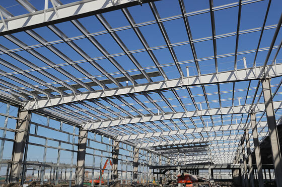 Q355B Roof Steel Structure High Strength Airport Rail Station Steel Trusses