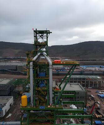 Q355B Industrial Steel Buildings Desulfurization Corrosion Resistant Commercial Metal