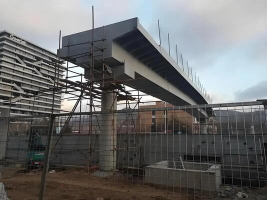 50M - 1000M Bridge Steel Structure Steel Girder Bridge Construction Heavy Duty