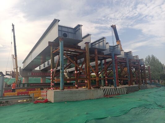 Q355 Bridge Steel Structure 105 Years Truss Girder Bridge For Highway And Expressway