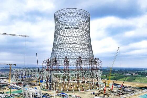 Fatigue Resistance Power Plant Steel Structure Pressure Vessel Long Span Structure Building