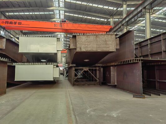 Resistant Proof Bridge Steel Structure 50 - 1000 Meters Steel Box Girder Bridge