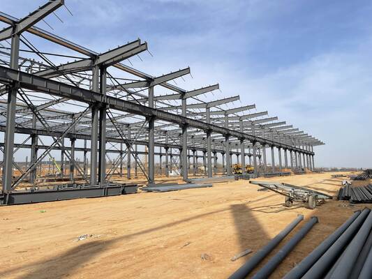 Fast Install Prefabricated Building Factory Q355 Steel Structure Manufacturing