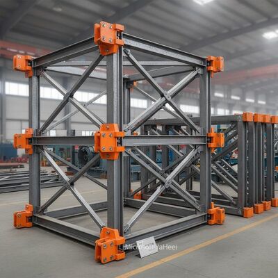 85um Cooling Tower Steel Structure Corrosion Resistant Galvanised Steel Frame Building