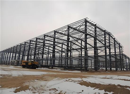EN1900 Steel Structure Warehouse Gr50 Zinc Coated  Prefabricated Warehouse For Sale