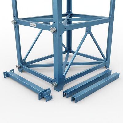 85um Cooling Tower Steel Structure Corrosion Resistant Galvanised Steel Frame Building